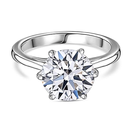 Luxuriant 950 Platinum IGI Certified (VS/EF) Lab Grown Diamond Solitaire Ring 3.00 Ct, Platinum Wt. 5.58 Gms. Luxuriant 950 Platinum IGI Certified (VS/EF) Lab Grown Diamond Solitaire Ring 3.00 Ct, Platinum Wt. 5.58 Gms.