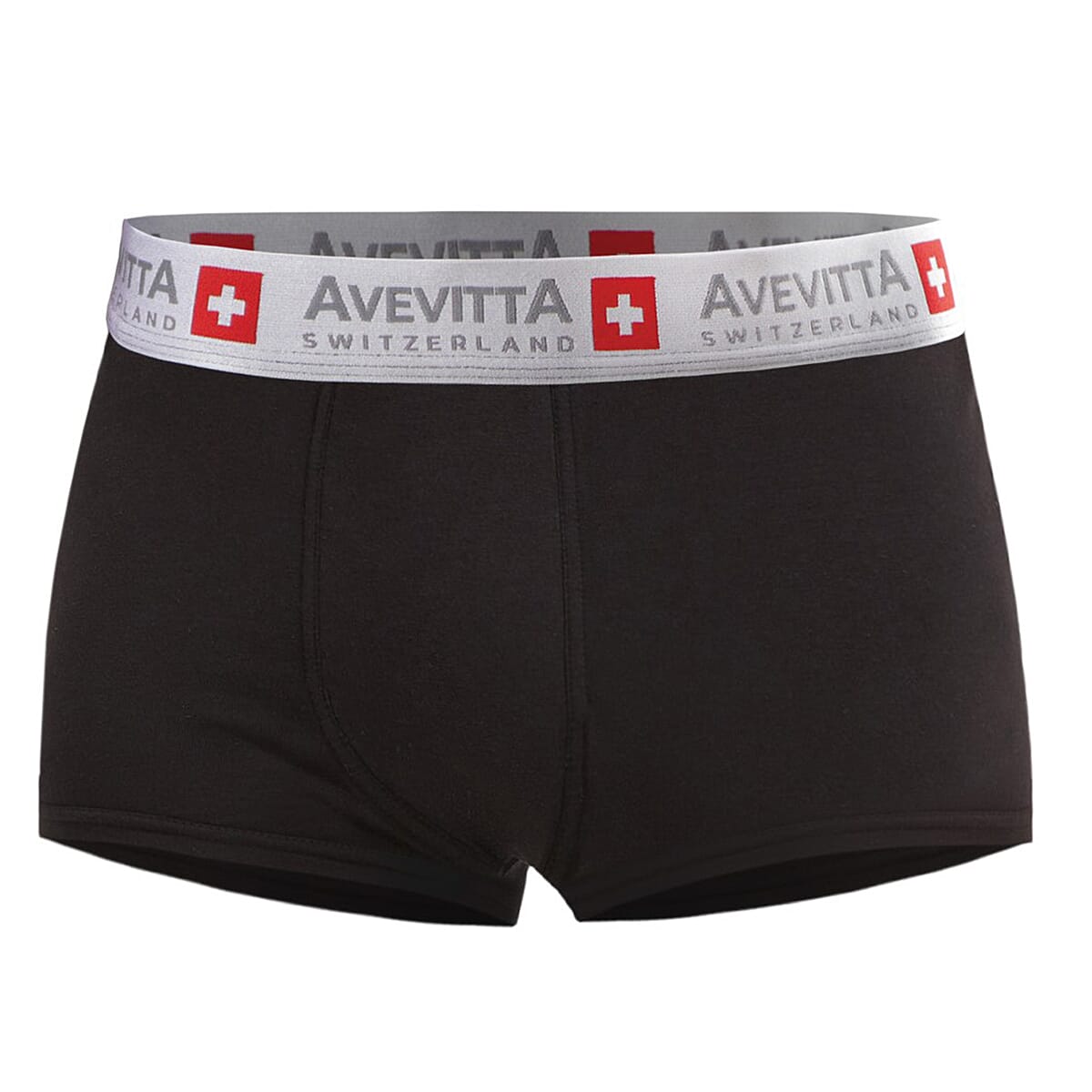 Sankom Avevitta 95% Cotton Antibacterial, Anti-Moisture Zinc Oxide Technology Mens Underwear (Size L) - Black