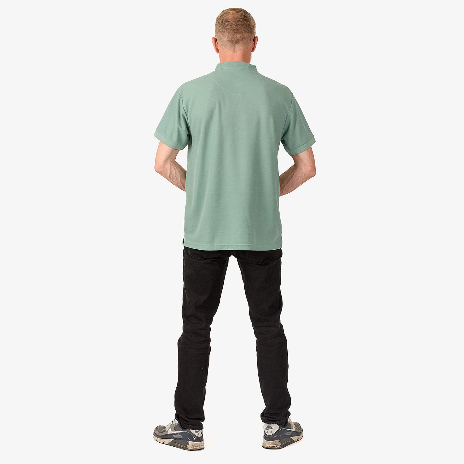 Charles Norton Polyester TShirt  - Duck Egg