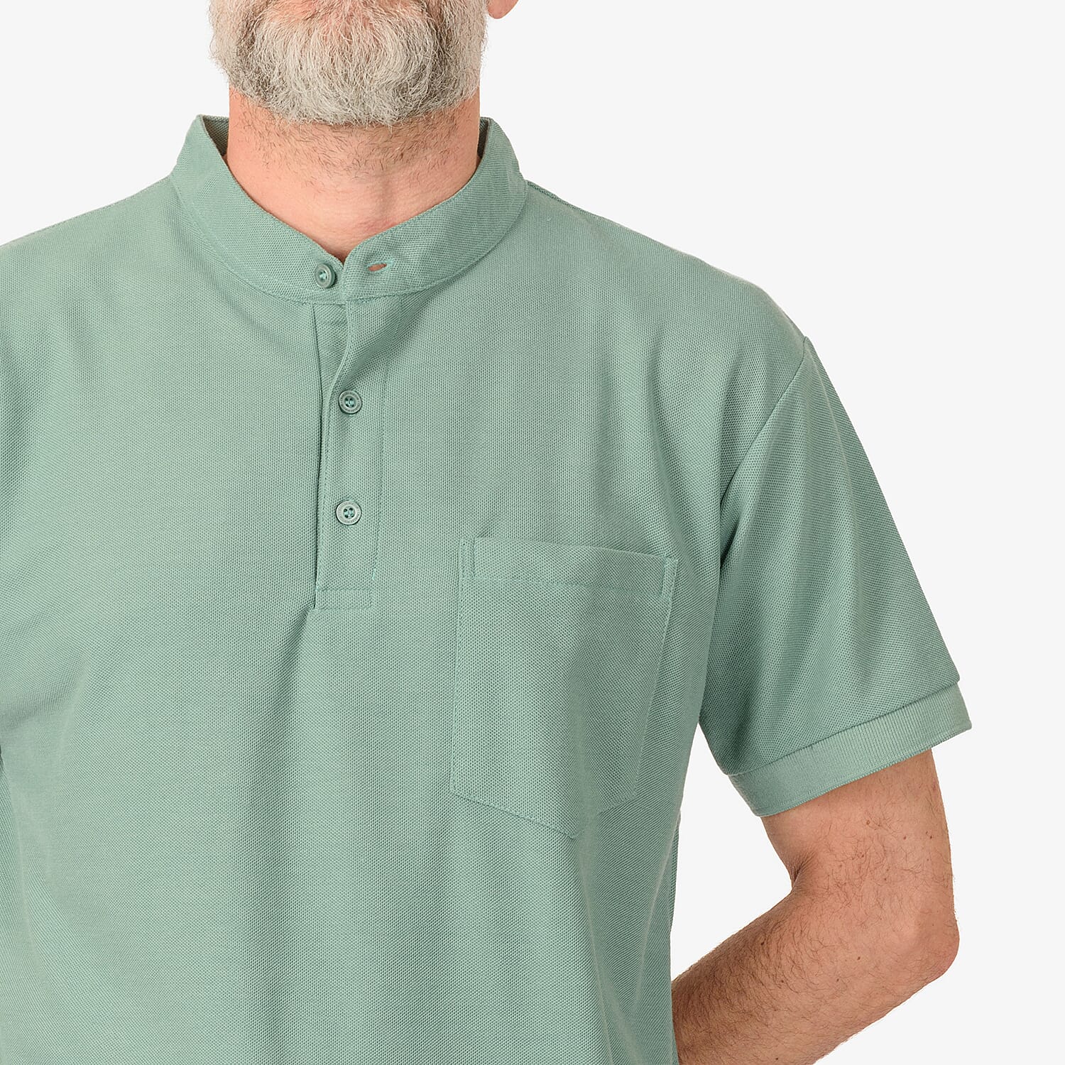 Charles Norton Polyester TShirt  - Duck Egg