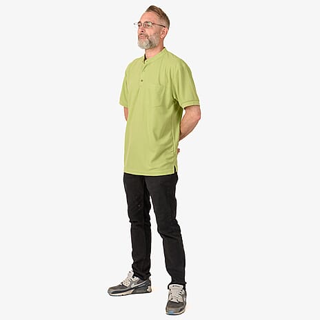 Polo Charles Norton Granded Collar T-Shirt (Size XXL) - Green