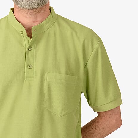 Polo Charles Norton Granded Collar T-Shirt (Size XXL) - Green