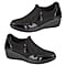 JESSICA Ladies Twin Zip Wedge Casual Shoe