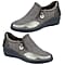 JESSICA Ladies Twin Zip Wedge Casual Shoe