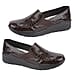 AGATHA Ladies Lightweight Twin Gusset Slip-on Comfort Shoe