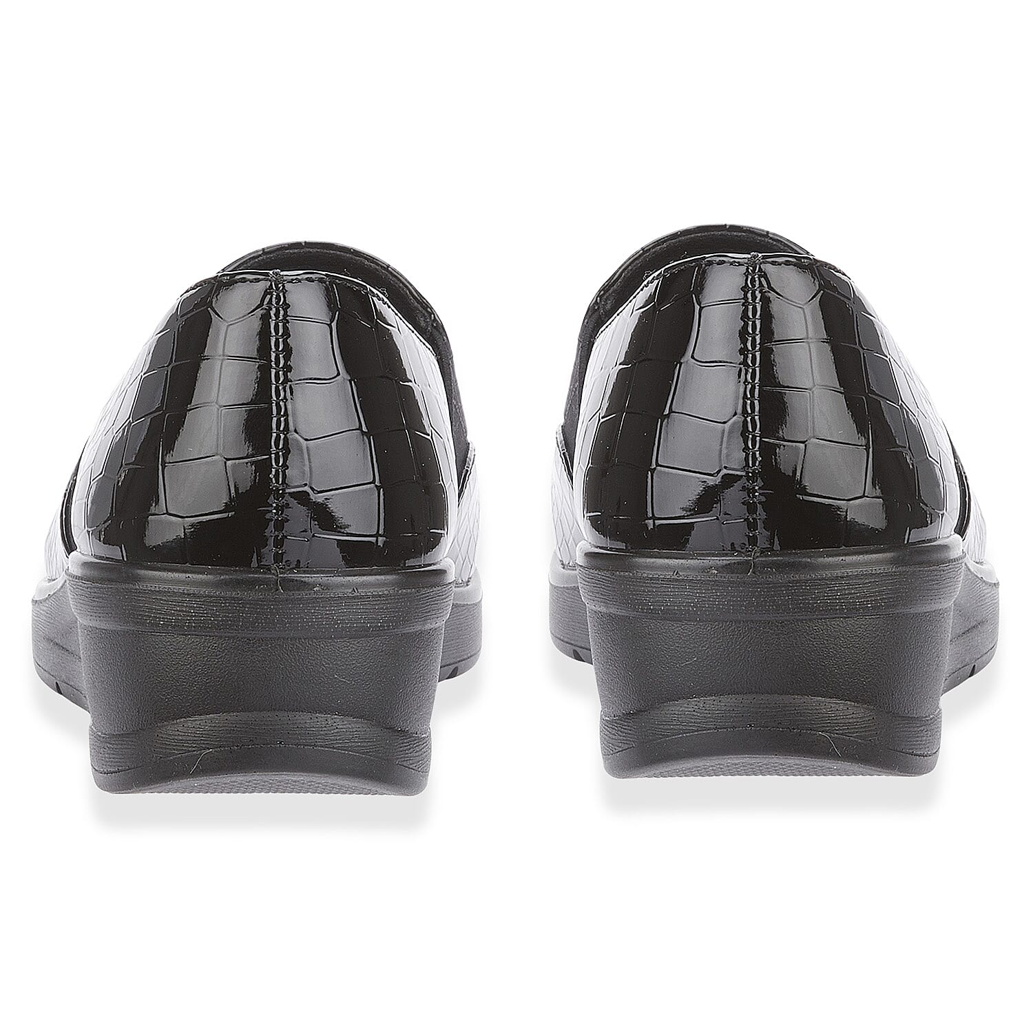 AGATHA Ladies Lightweight Twin Gusset Slip-on Comfort Shoe