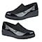 Ladies BARBARA Crinkle Patent Comfort Shoe