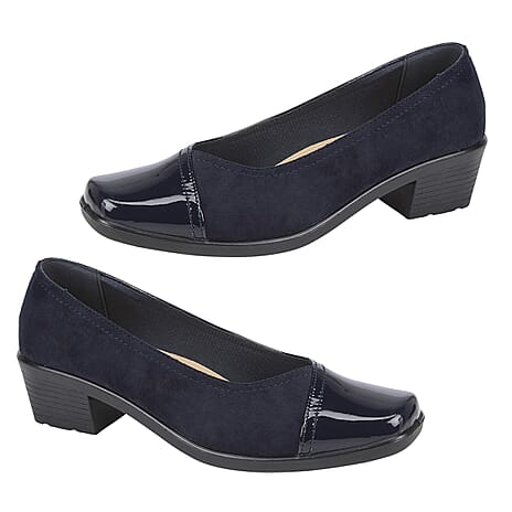 Ladies Shoe (Size 6) - Navy