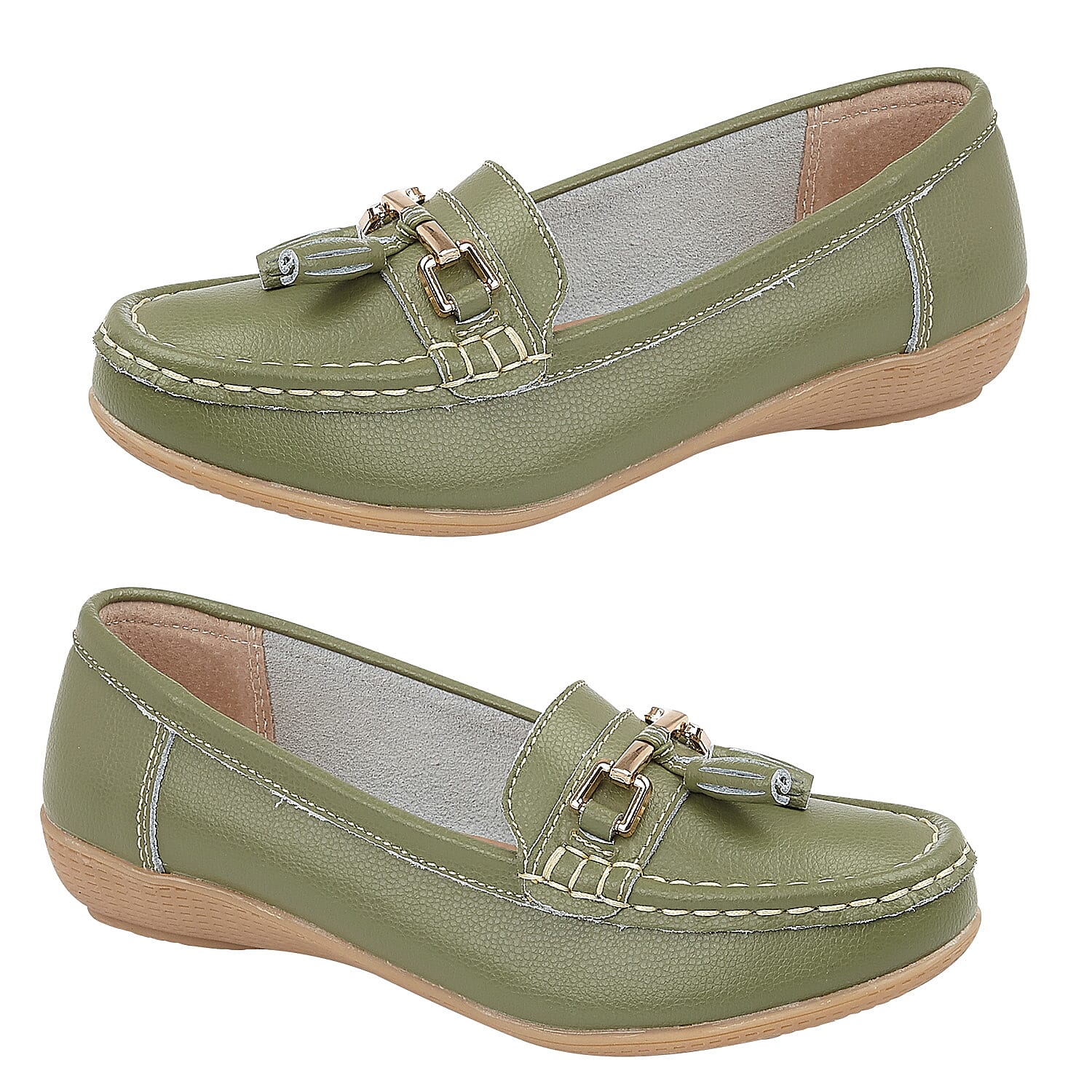 JO & JOE Ladies NAUTICAL Leather Loafer with Tassel
