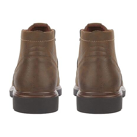 Mens LINTON Lace-up Ankle Boot (Size 10) - Brown