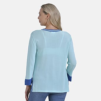 https://tjcuk.sirv.com/Products/78/9/7897682/La-Marey-Round-Neck-Quarter-Sleeve-Jersey-Top-Size-20-to-22-Green_7897682_1.jpg?w=342&h=342