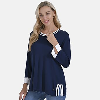 https://tjcuk.sirv.com/Products/78/9/7897686/La-Marey-Round-Neck-Quarter-Sleeve-Jersey-Top-Size-XL-Navy_7897686_3.jpg?w=342&h=342