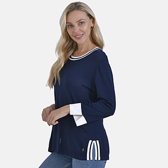 https://tjcuk.sirv.com/Products/78/9/7897688/La-Marey-Round-Neck-Quarter-Sleeve-Jersey-Top-Size-XXL-Navy_7897688_2.jpg?w=342&h=342