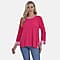La Marey Round Neck Quarter Sleeve Jersey Jumper