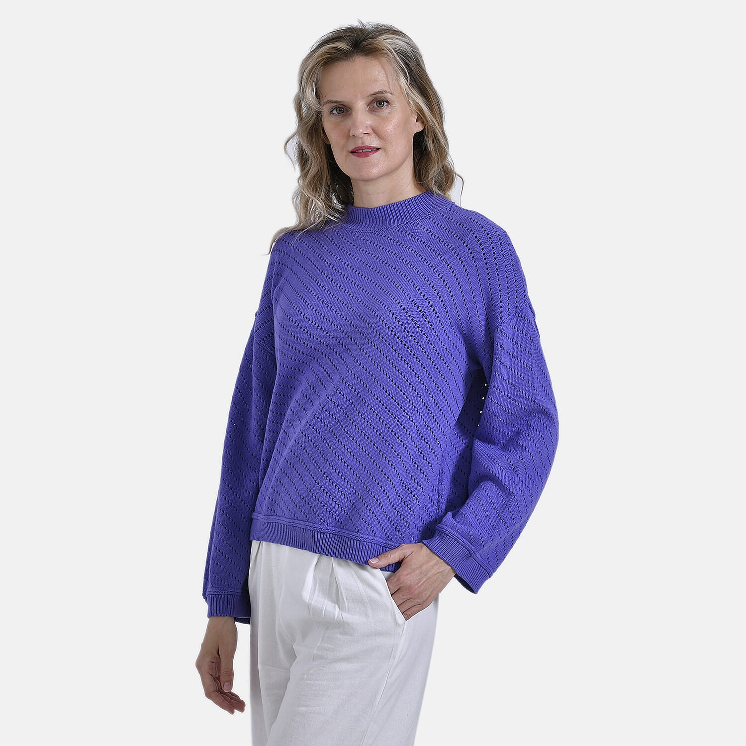 La Marey Viscose Solid Cardigan and Sweater-Jumper