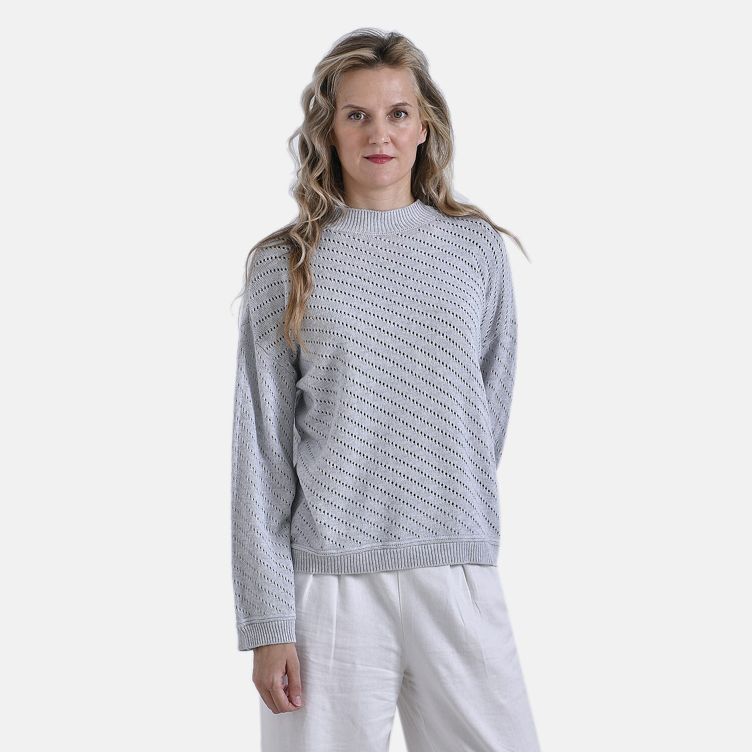 La Marey Viscose Solid Cardigan and Sweater-Jumper