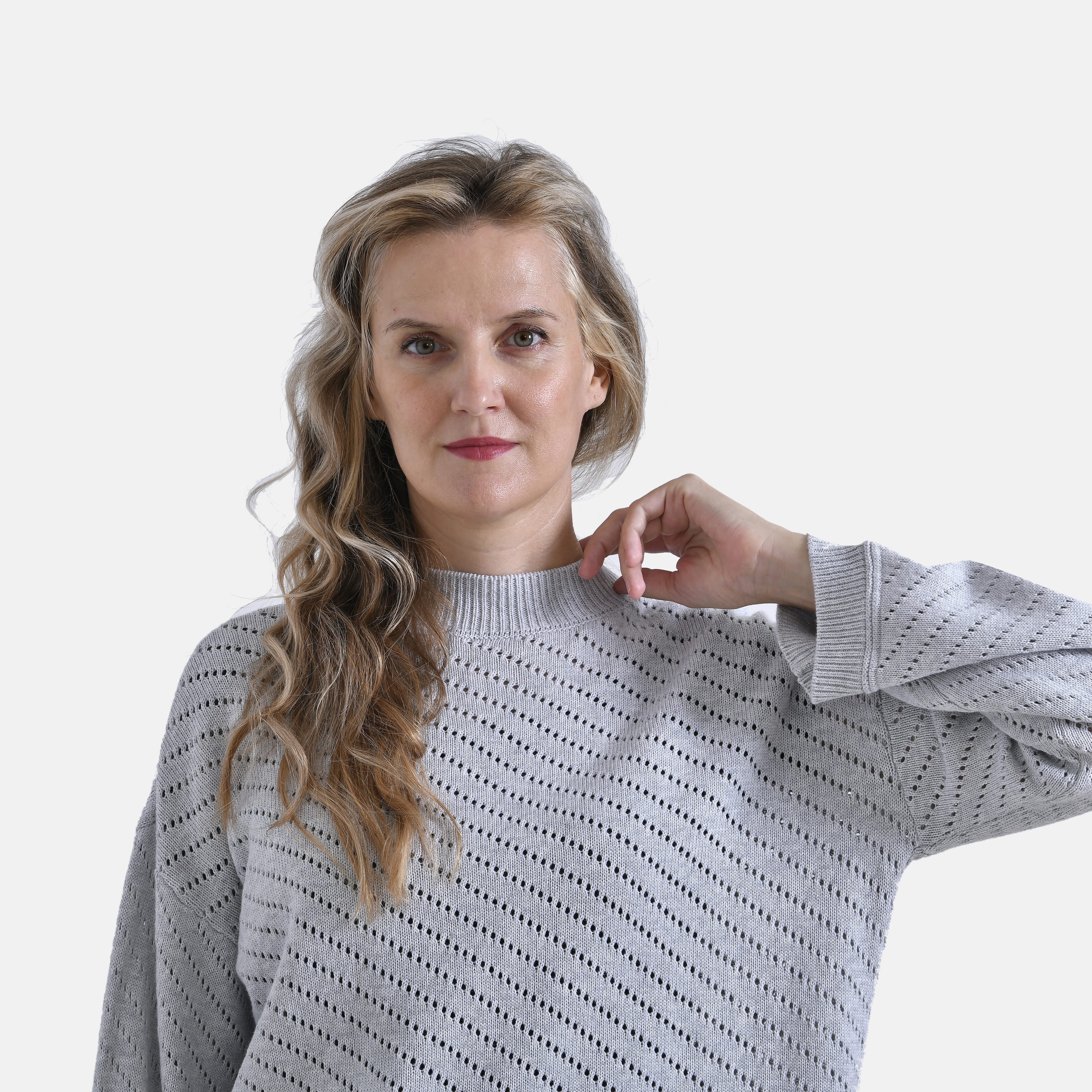 La Marey Viscose Solid Cardigan and Sweater-Jumper