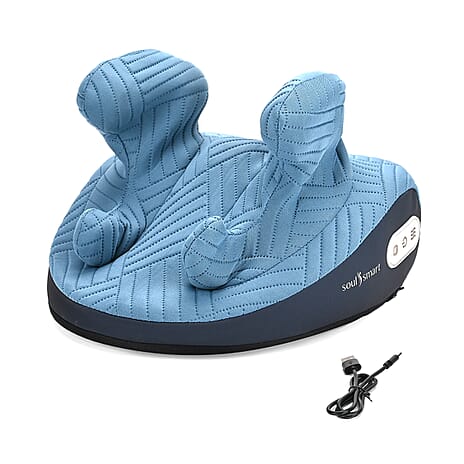Soul Smart New Design Kneading - Scrapping Massager (Power 2000mAh) - Black - Blue