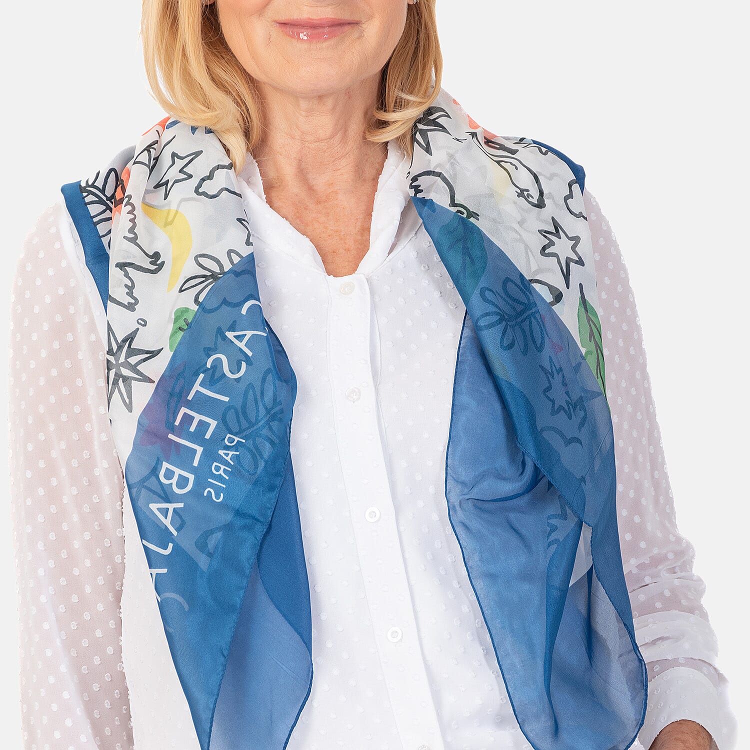 JC De Castelbajac Scarf With Gift Box