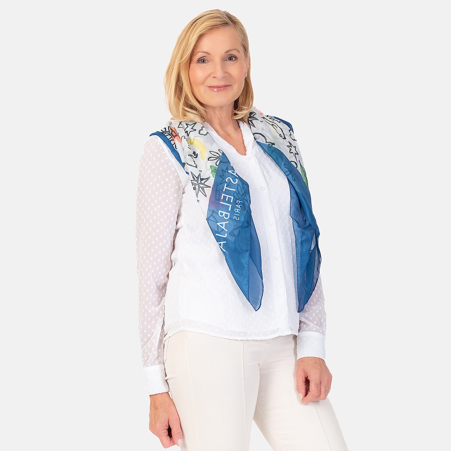 JC De Castelbajac Scarf With Gift Box