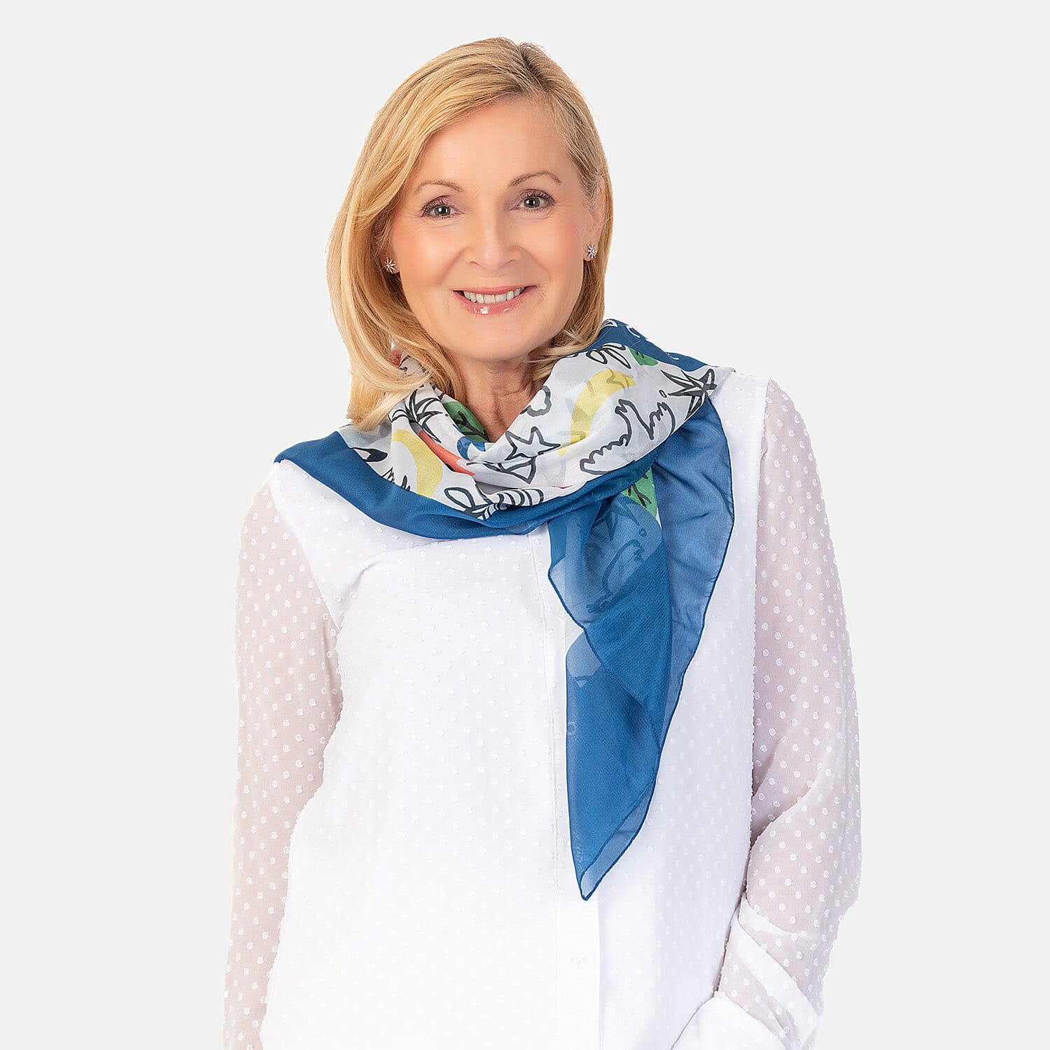 JC De Castelbajac Scarf With Gift Box