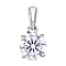 Luxuriant Diamond - First Time Ever - SGL Certified 9K White Gold Lab Grown Diamond  VS-EF Pendant 1.00 ct