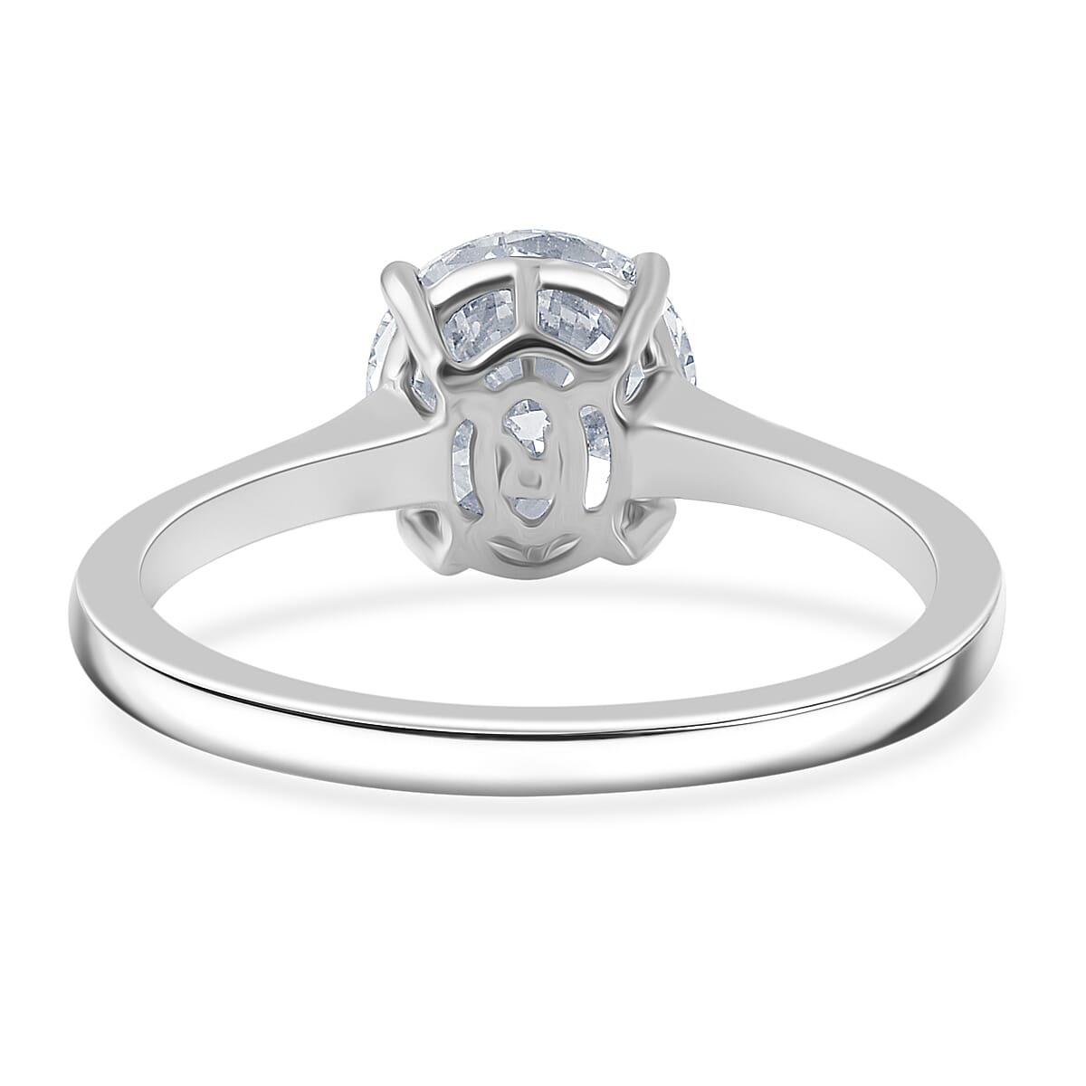 950 Platinum  IGI - Lab Grown Diamond  D, VS Ring 2.00 ct,  Platinum Wt. 4.5 Gms  2.000  Ct.