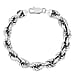 Sterling Silver Bracelet With Lobster Clasp (Size - 8)