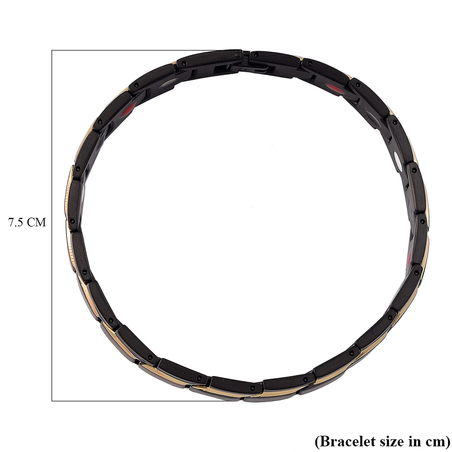 Bracelet (Size - 8.5) in Two Tone