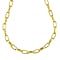 LA BELLA - Broad Paperclip Necklace in Platinum Overlay Sterling Silver With Lobster Clasp (Size - 20)