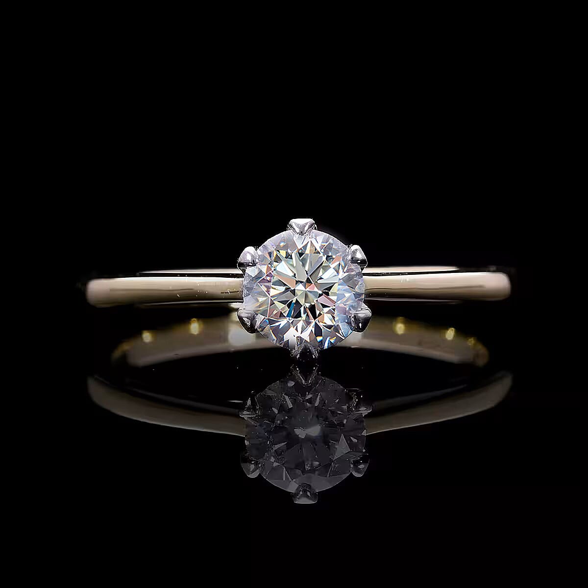 Luxuriant Diamond  - 9K Gold SGL Certified VS- EF Lab Grown Diamond Ring