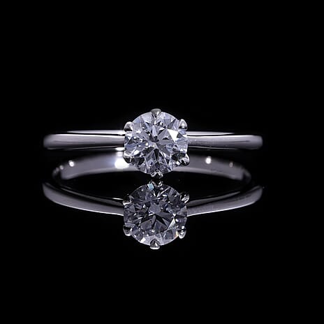 JCK Vegas Closeout Luxuriant Diamond - 9K White Gold SGL Certified VS-EF Lab Grown Diamond Ring