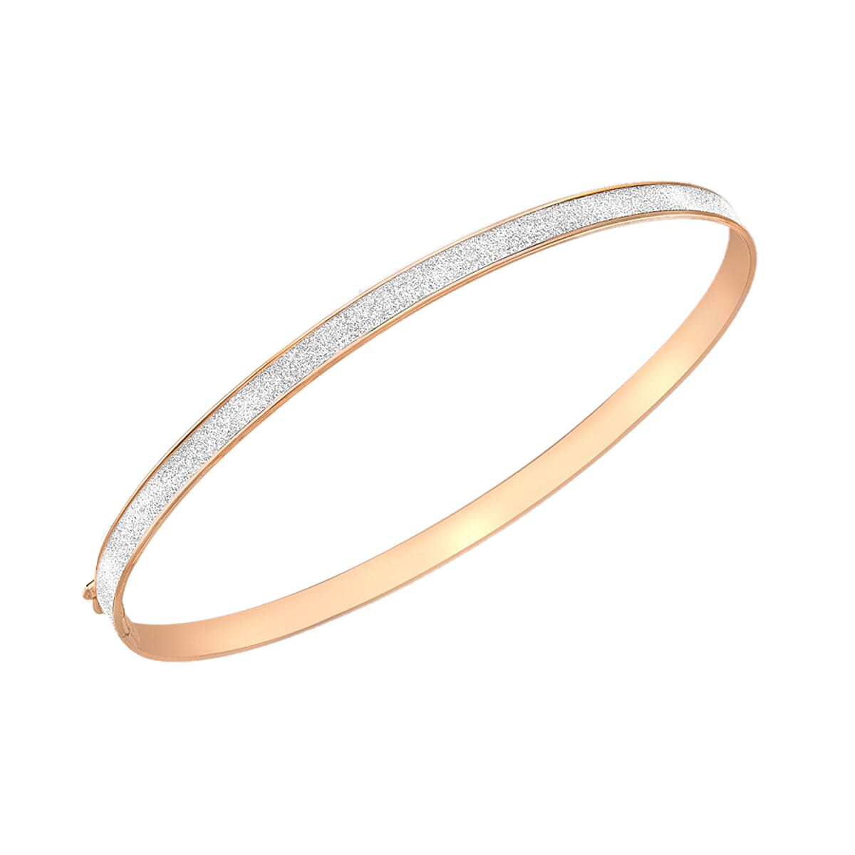 9K Yellow Gold Stardust Bangle (Size 7.5)