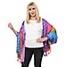 Pashmina Jacquard Pattern Scarf - Rainbow-Pink - 100% Viscose