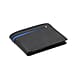 100% Genuine Leather RFID Protected Wallet (Size 11x9Cm) - Black & Blue