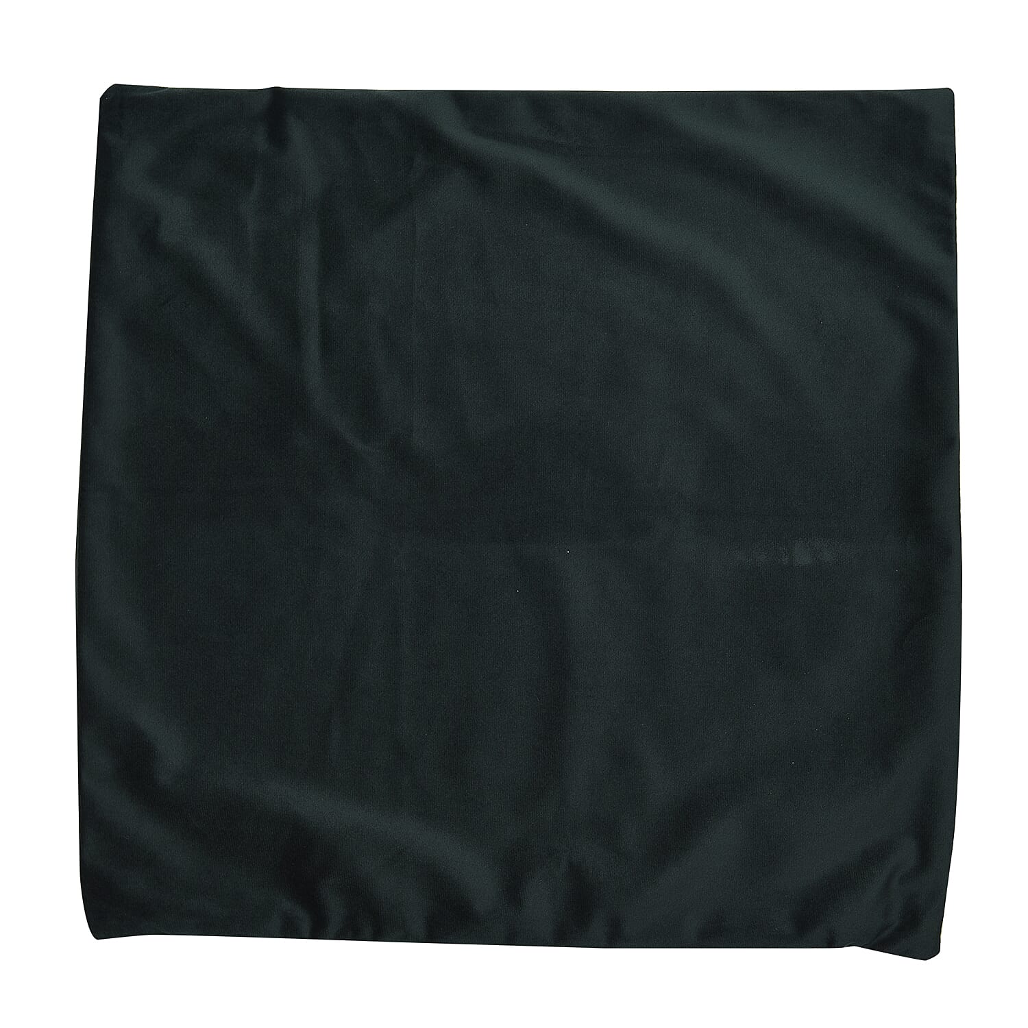 Set of 2 - Ginkgo Leaves Pattern Velvet Cushion Cover - Green & Gold