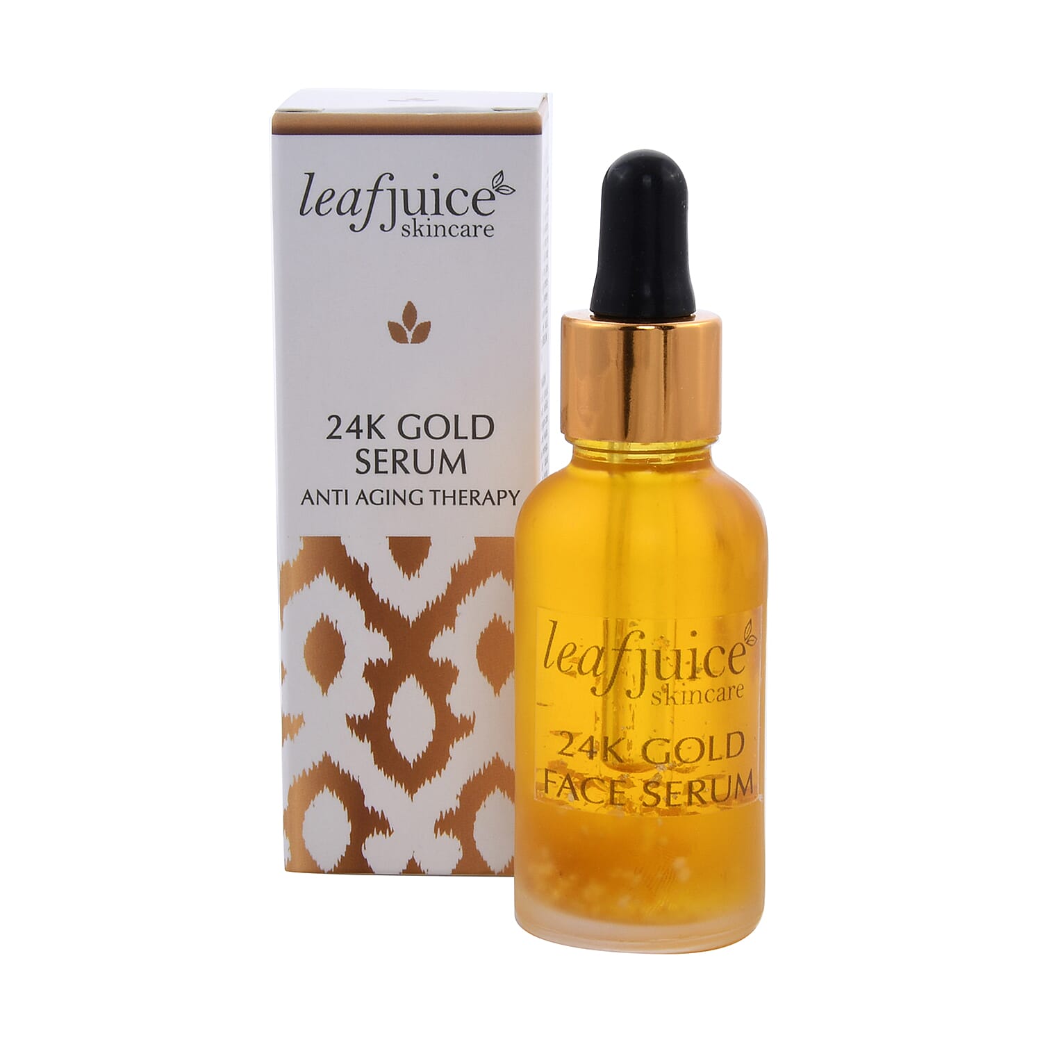 LeafJuice: 24K Gold Anti-Aging Facial Serum - 30ml