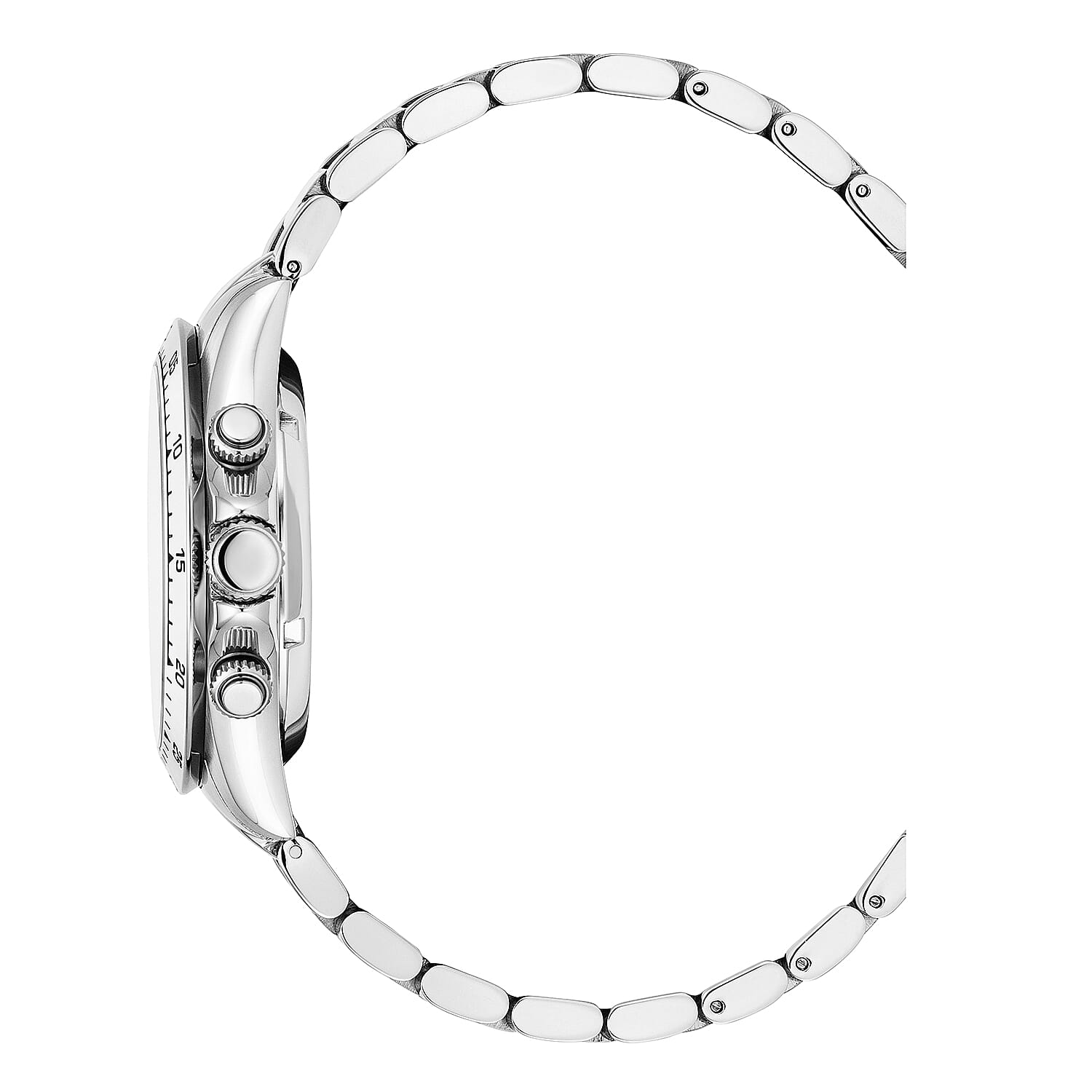 Christophe Duchamp Skeleton Grand Mont Automatic Dial 10 ATM Water Resistant Watch with Silver Colour Chain Strap