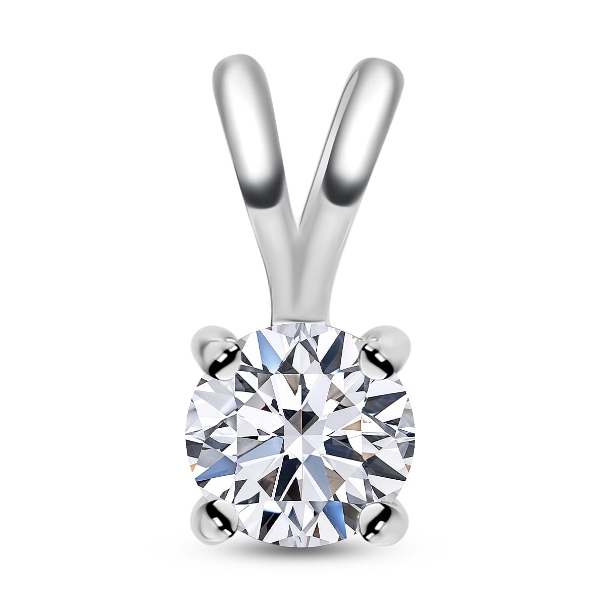Luxuriant Diamond 950 Platinum IGI Certified Lab Grown Diamond (VS-E-F) Pendant 0.50 Ct.