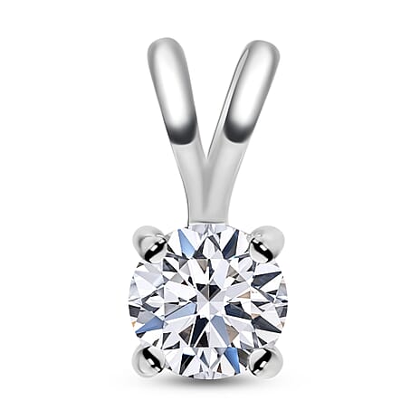 Luxuriant Diamond 950 Platinum IGI Certified Lab Grown Diamond (VS-E-F) Pendant 0.50 Ct.