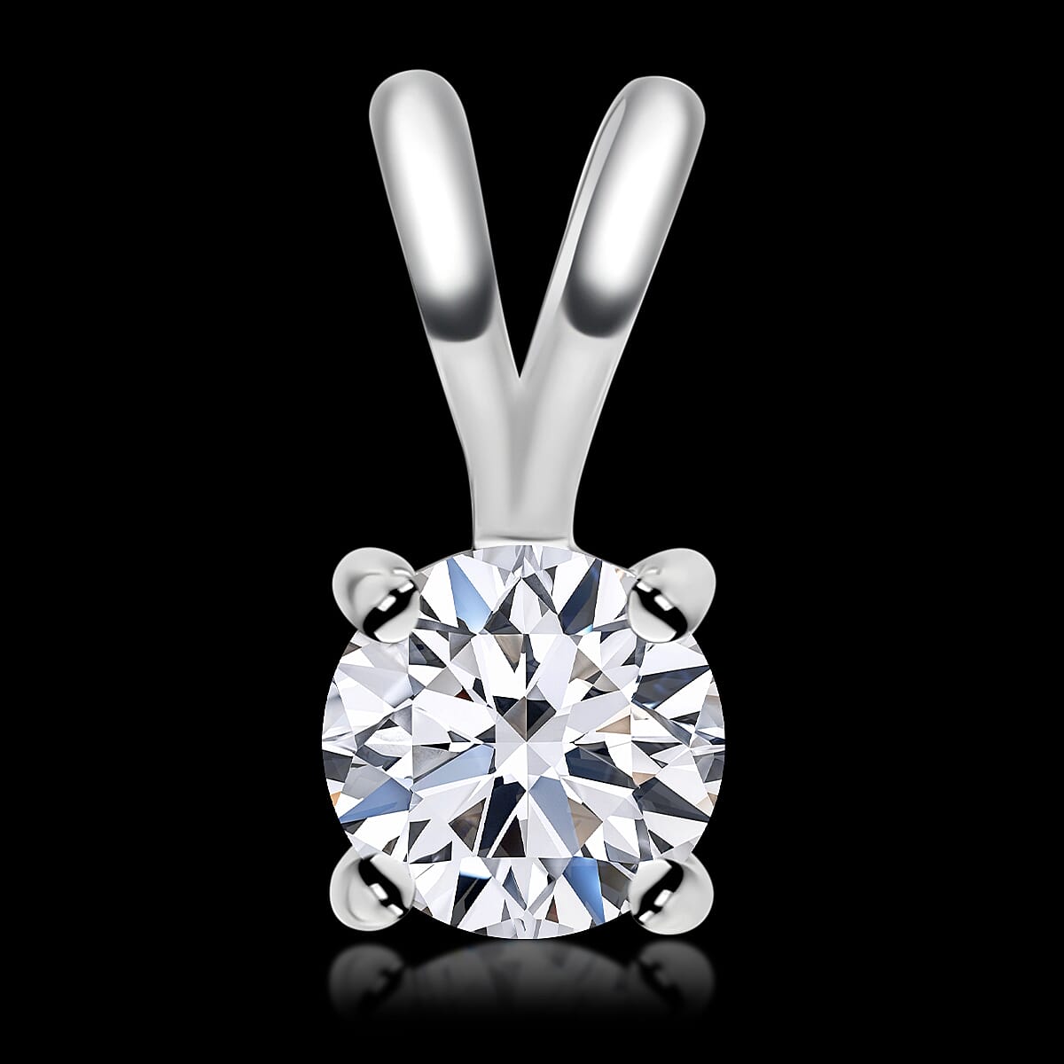 Luxuriant Diamond 950 Platinum IGI Certified Lab Grown Diamond (VS-E-F) Pendant 0.50 Ct.