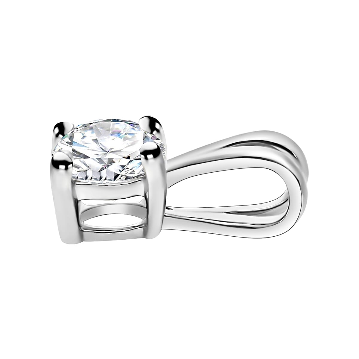 Luxuriant Diamond 950 Platinum IGI Certified Lab Grown Diamond (VS-E-F) Pendant 0.50 Ct.