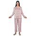 TAMSY Leopard Pattern Nightwear Set - Black & White