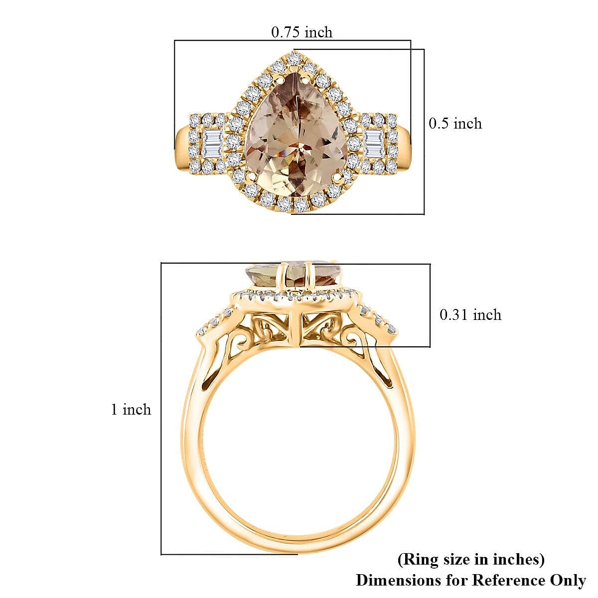 14K Yellow Gold AAA Turkizite , White Diamond I2 Ring 3.15 ct, Gold Wt. 5.85 Gms 3.150 Ct. 14K Yellow Gold AAA Turkizite , White Diamond I2 Ring 3.15 ct, Gold Wt. 5.85 Gms 3.150 Ct.