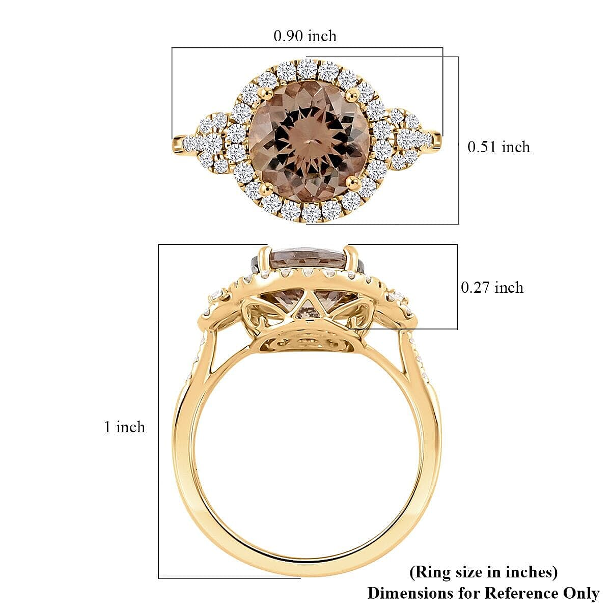 14K Yellow Gold AAA Turkizite , White Diamond I2 Ring 4.00 ct, Gold Wt. 4.15 Gms 4.000 Ct. 14K Yellow Gold AAA Turkizite , White Diamond I2 Ring 4.00 ct, Gold Wt. 4.15 Gms 4.000 Ct.