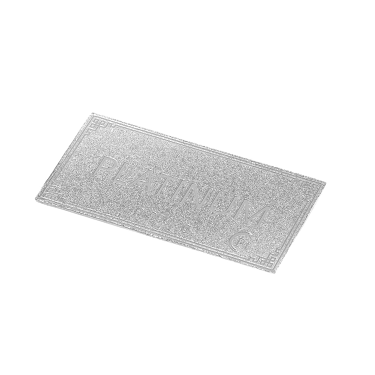 999 - White - Platinum - Standard  Accessories,  Platinum Wt. 3 Gms