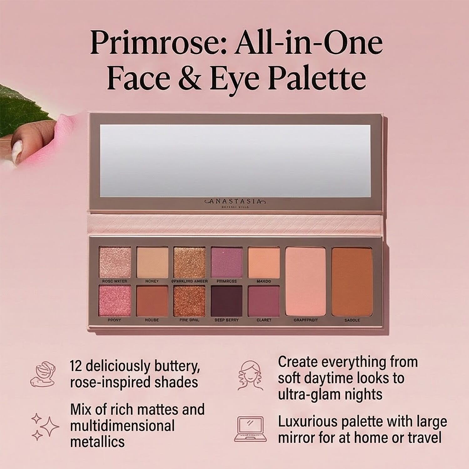 Anastasia Beverly Hills Primrose Palette with 12 Shades