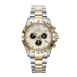 CHRISTOPHE DUCHAMP  Limited Edition Anniversary DIAMOND   Swiss Movement Watch (45mm Case) in Two Tone