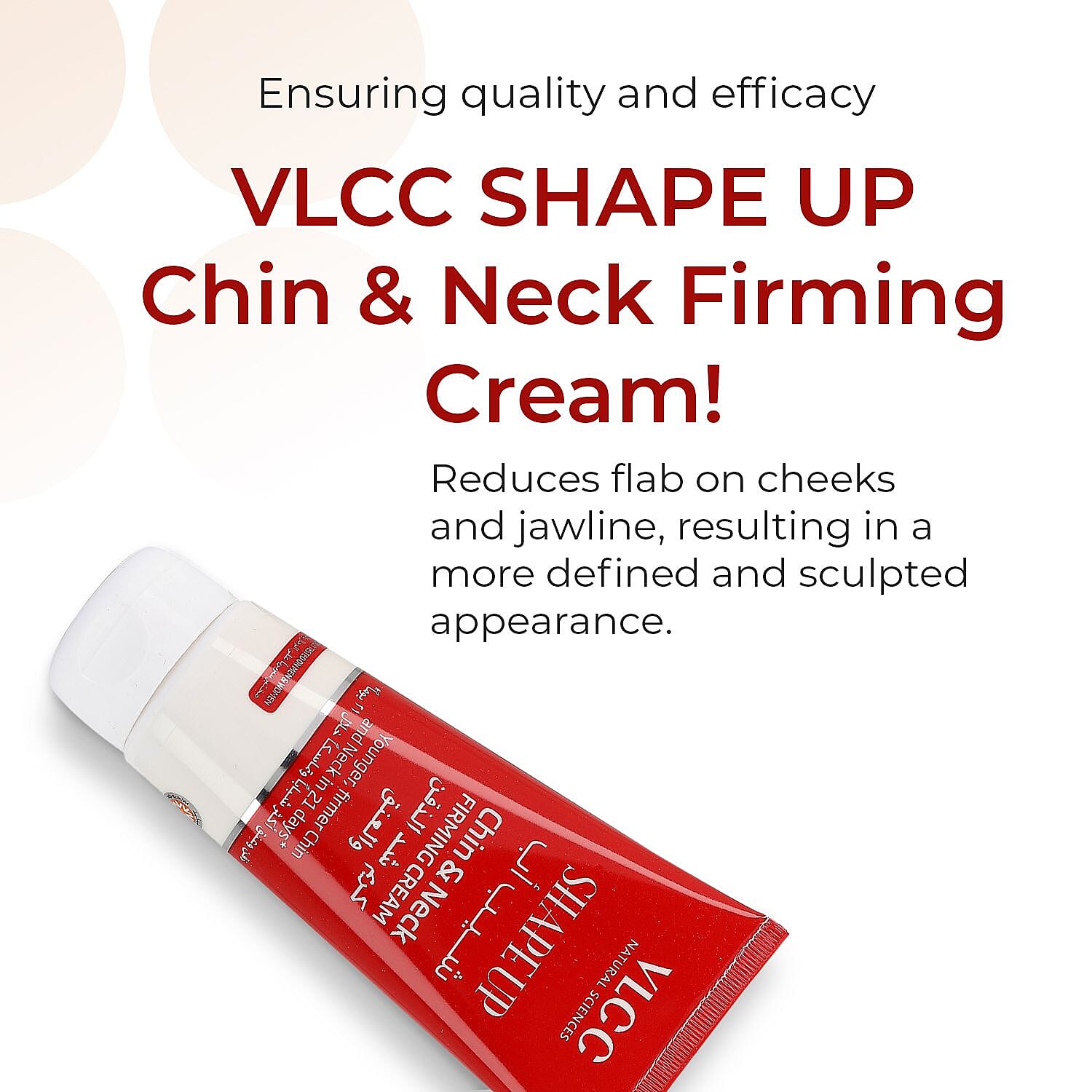 VLCC Shape Up Chin & Neck Firming Cream - 100Gm