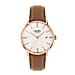 Henry London Regency Unisex Rose Gold Case Watch with Tan Leather Strap